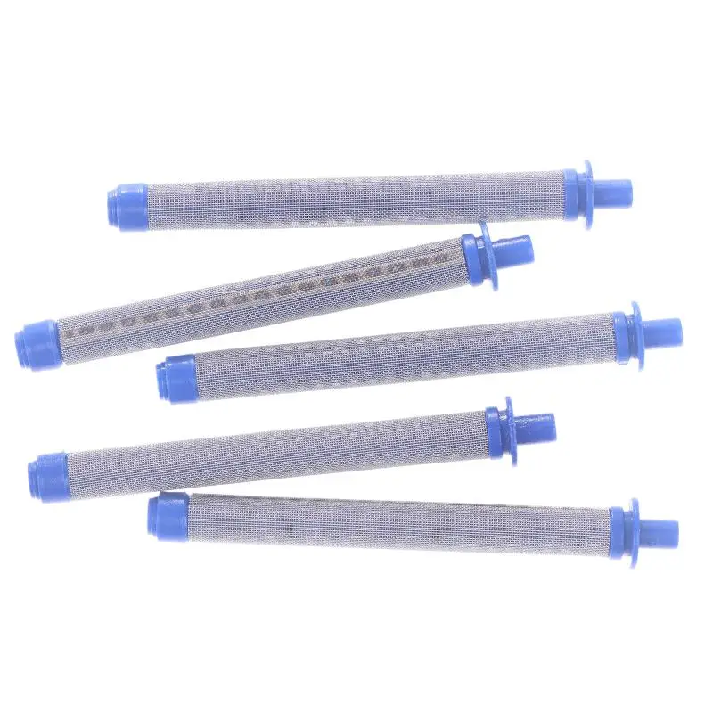 Spray Gun Accessories - 5/10 PCS 60 Mesh Filters: Blue, Airless, High Pressure Rating.