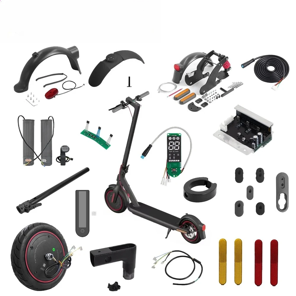 Verschiedene Reparatur-Ersatzteile für Xiaomi 4 Pro Elektroroller, Reparatursatz, Controller, Armaturenbrett, Kotflügel, Reparatursatz, Teile