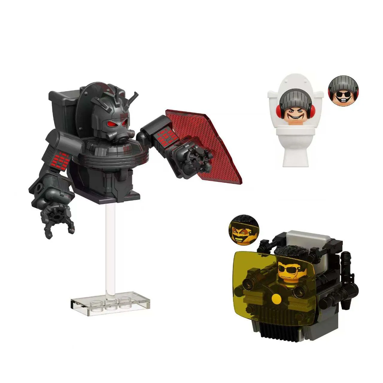 2026 Nieuwe Skibidi Toilet Man Figuren Blokken TvMan Titan Cameraman Speakerman Puzzle Stenen Actiefiguren Model Speelgoed Verjaardagscadeau