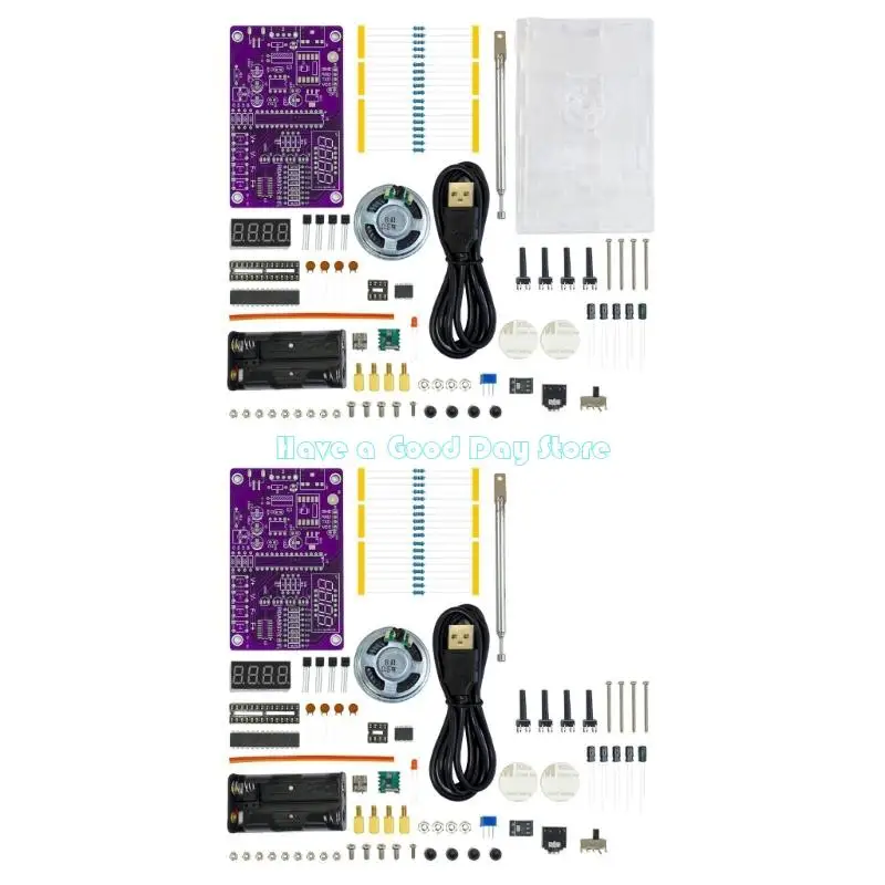 462D Adjustable Antennae FM Radio Electronics For Hobbyists Radio Assembly And Clear Reception