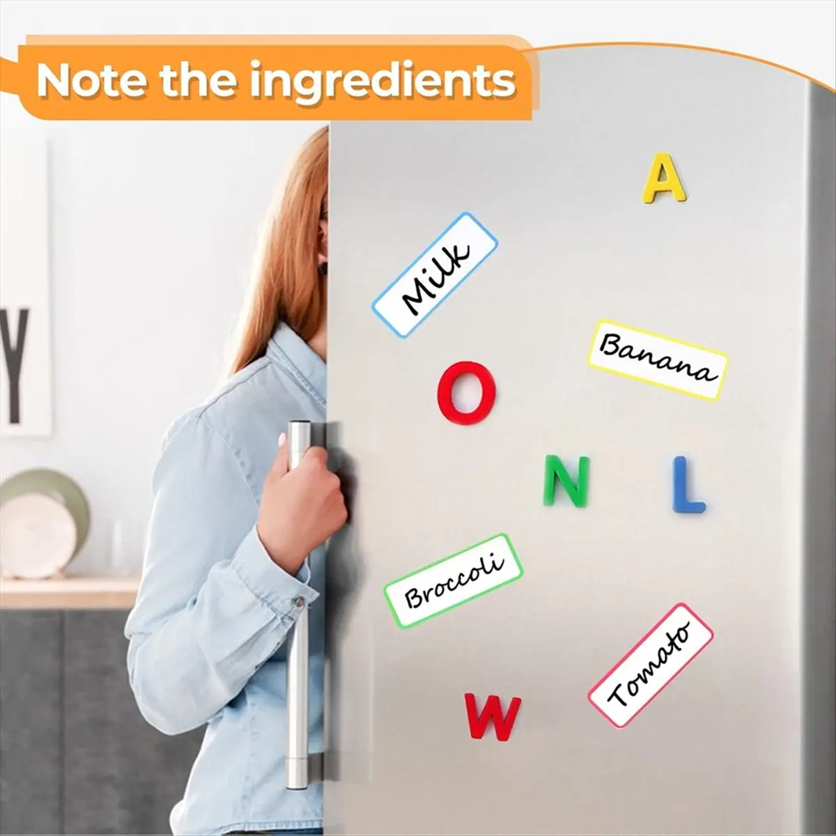 【Best Seller】54 Pack Dry Erase Magnetic Labels 3.2x1.2 in - Magnetic Name Tags for Classroom Lockers School Bus - Classroom Magn