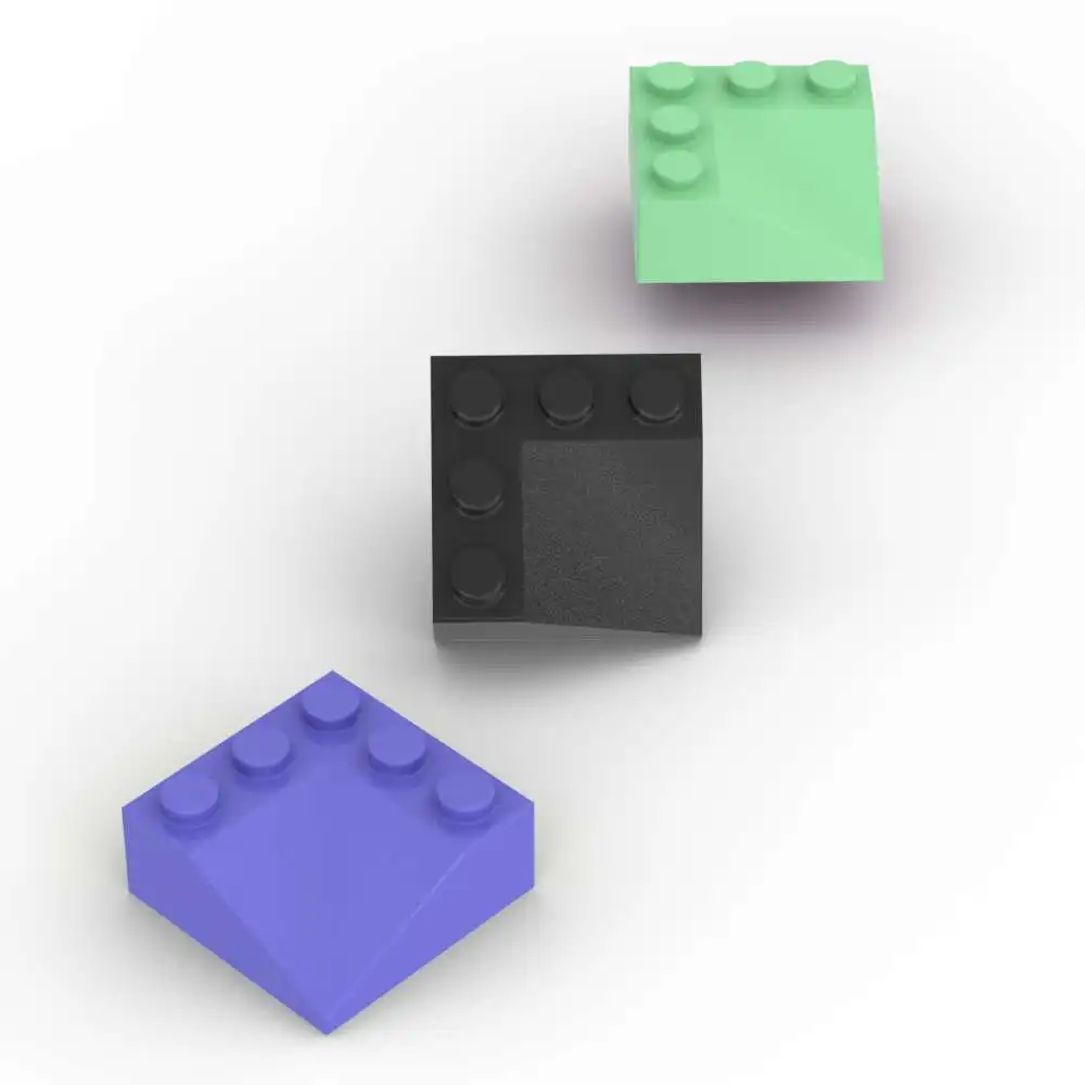 

MOC 10 шт. General 99301 двойные вогнутые кирпичи наклон 33 3x3 сменный строительный блок креативные игрушки для взрослых мальчиков праздничные подарки