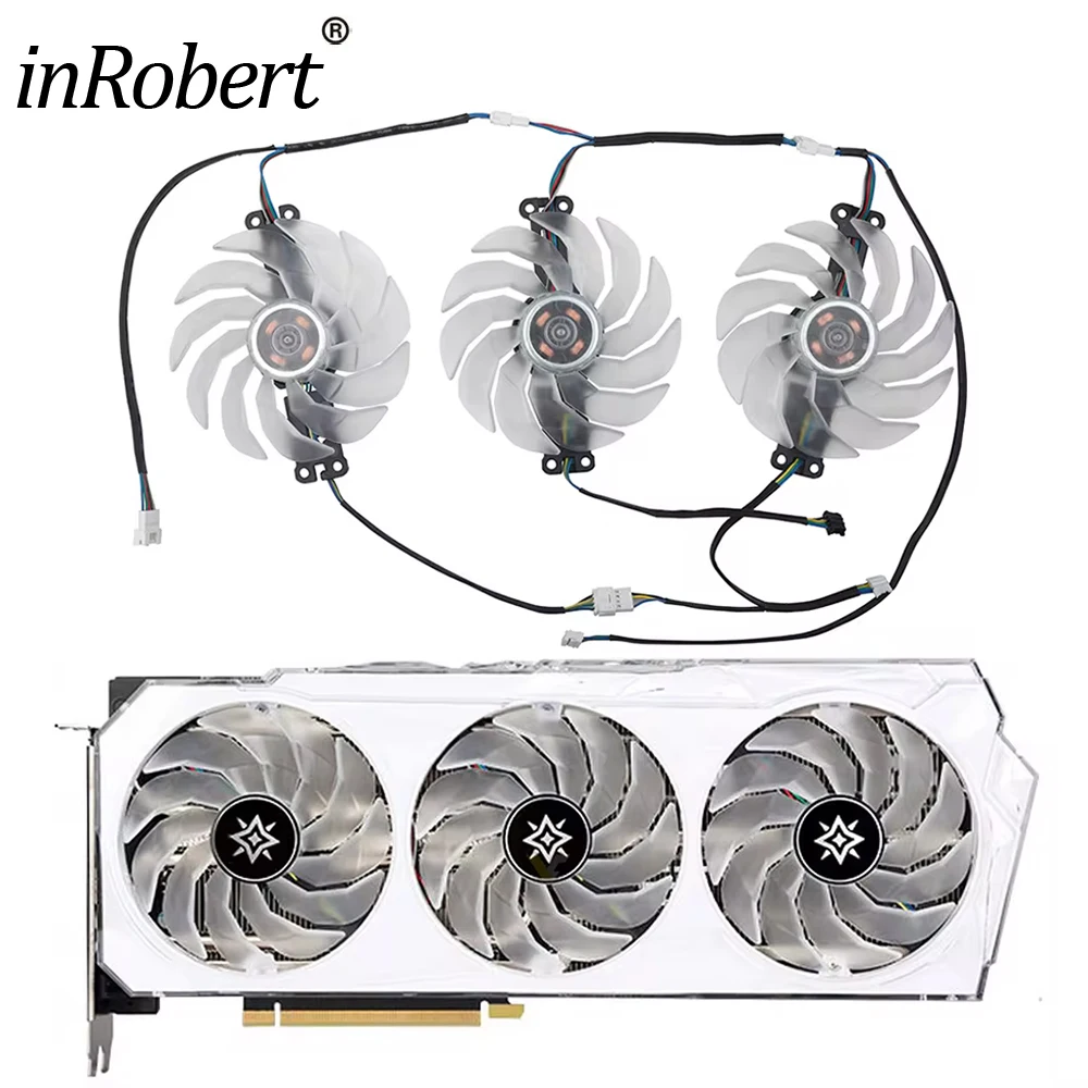 

Сменный вентилятор видеокарты RTX3070ti для GALAX GeForce RTX 3070 RTX 3070ti 8 Гб Вентилятор охлаждения графической карты BOOMSTAR
