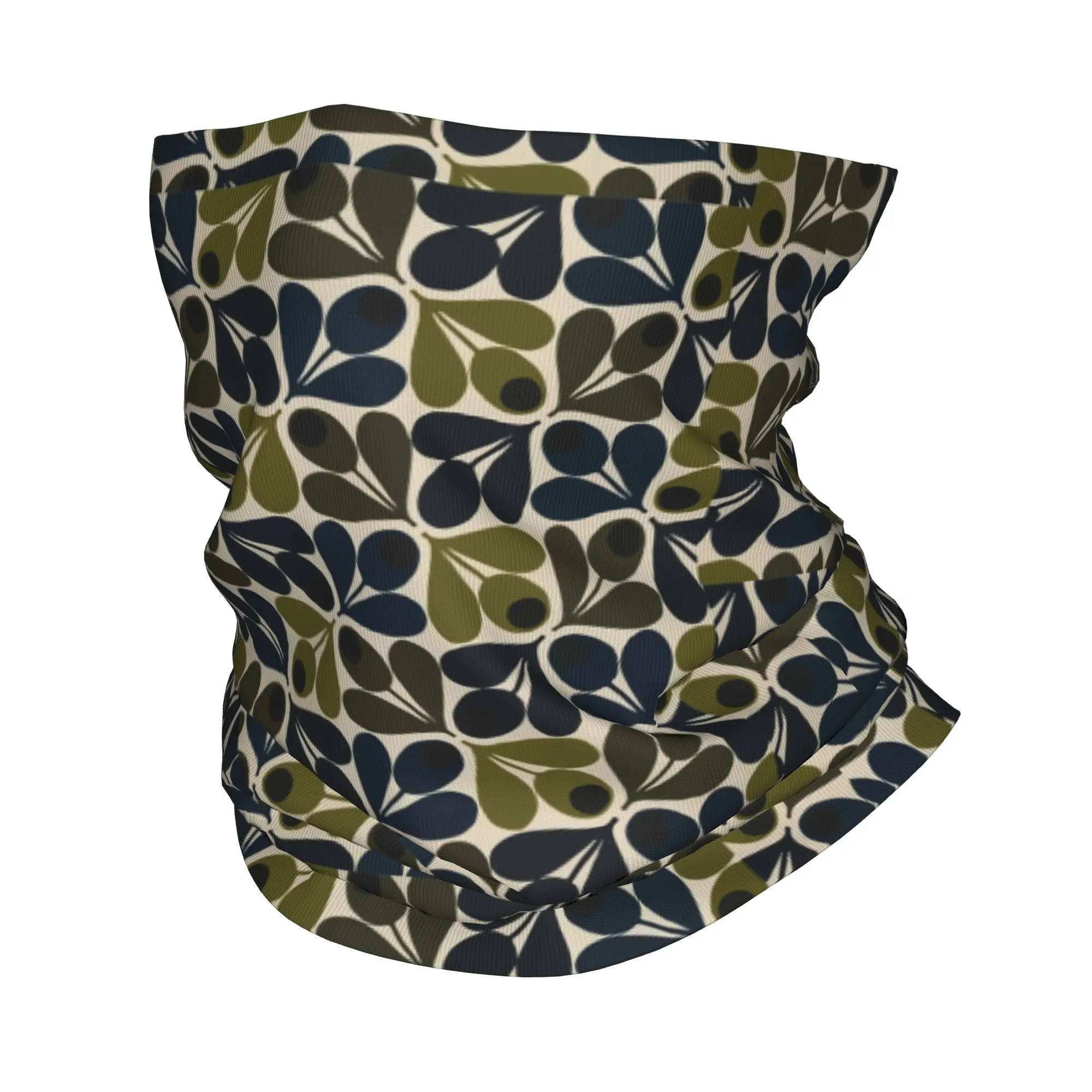 Orla Kiely Floral Pattern Orla Kiely Bandana Neck Warmer Men Women Winter Hiking Ski Scarf Gaiter  Face Cover