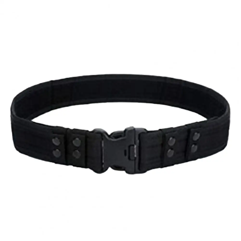 Fastener Tape Combat Belt Adjustable Quick Release Buckle Outdoor Hunting Thickened Widened Waistbands Utility Security Belts