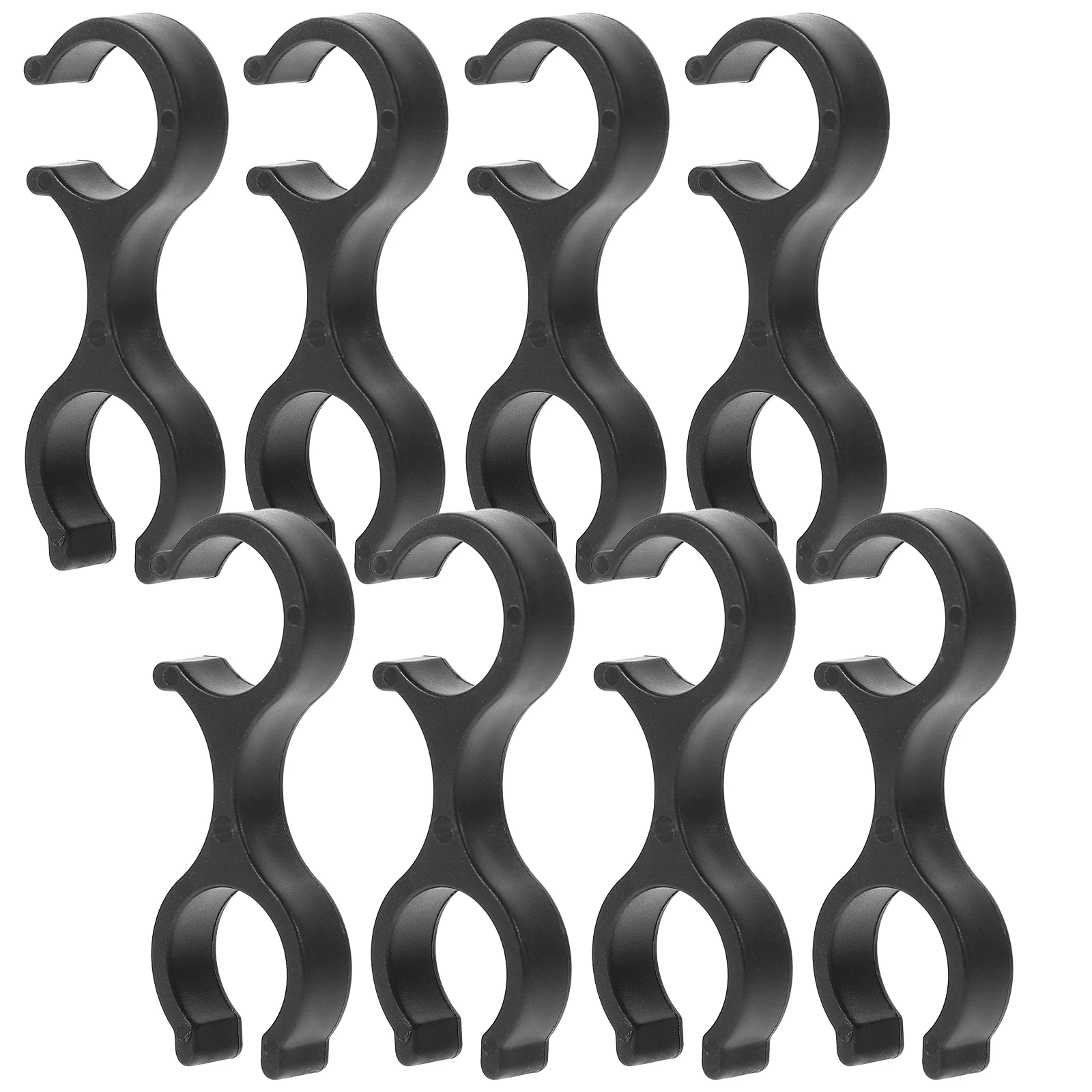 

8 Pcs Walking Stick Clips Rotatable Storage Clasps Alpenstock Accessories Handcuffs Shape Cable Organizer Durability Reusable