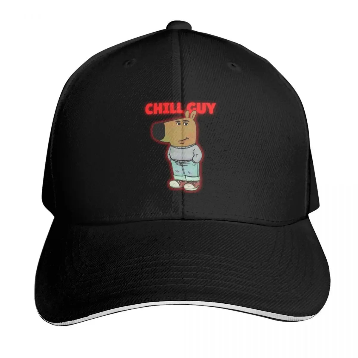 chill guy Baseball Cap Moisture Wicking Quick Dry Curved Brim Classic Fit Low Profile Unstructured
