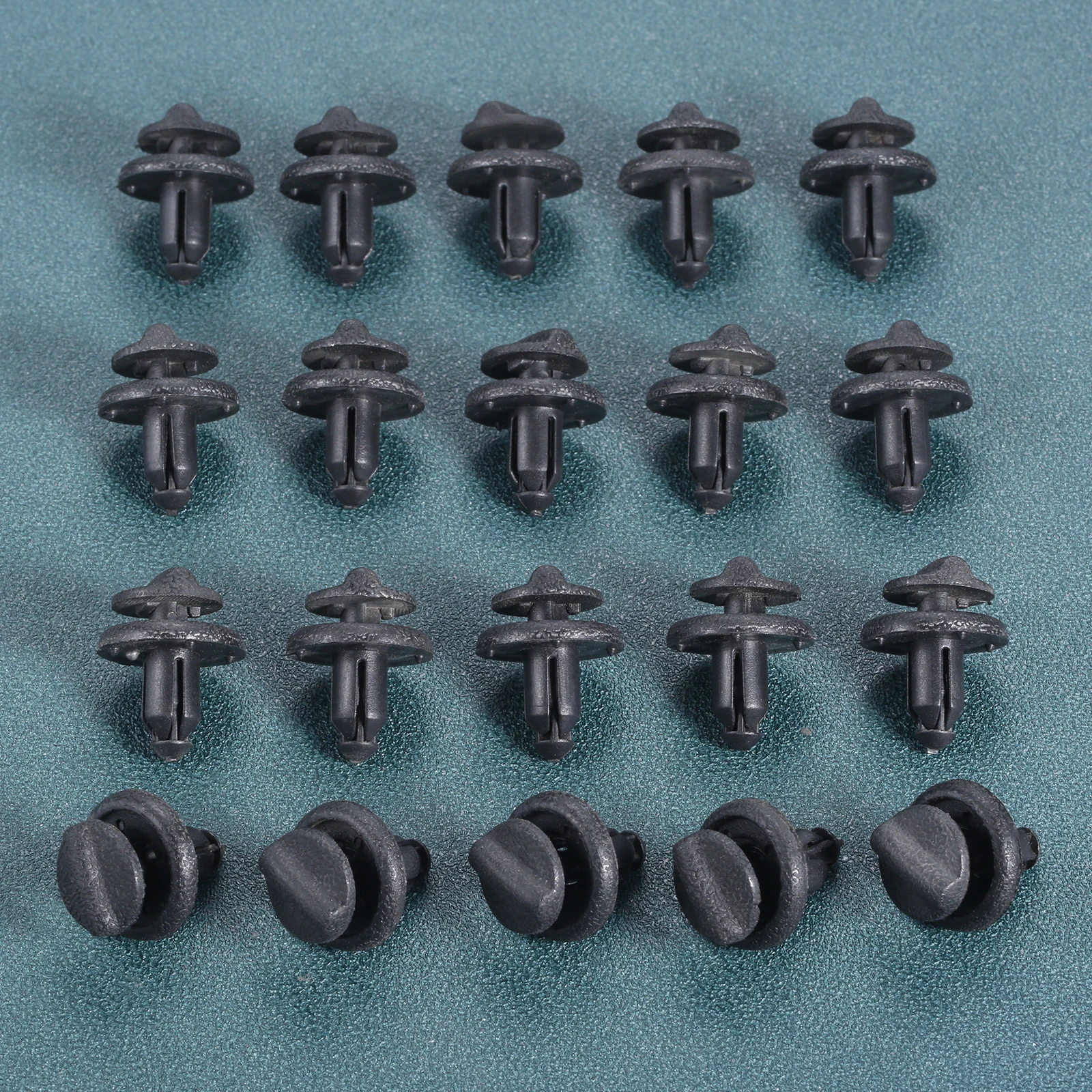 20Pcs Car Trunk Clips Parcel Shelf Clamps Type End Fasteners 799161KA3A Fit for Nissan Juke Plastic Auto Interior Clip Accessory
