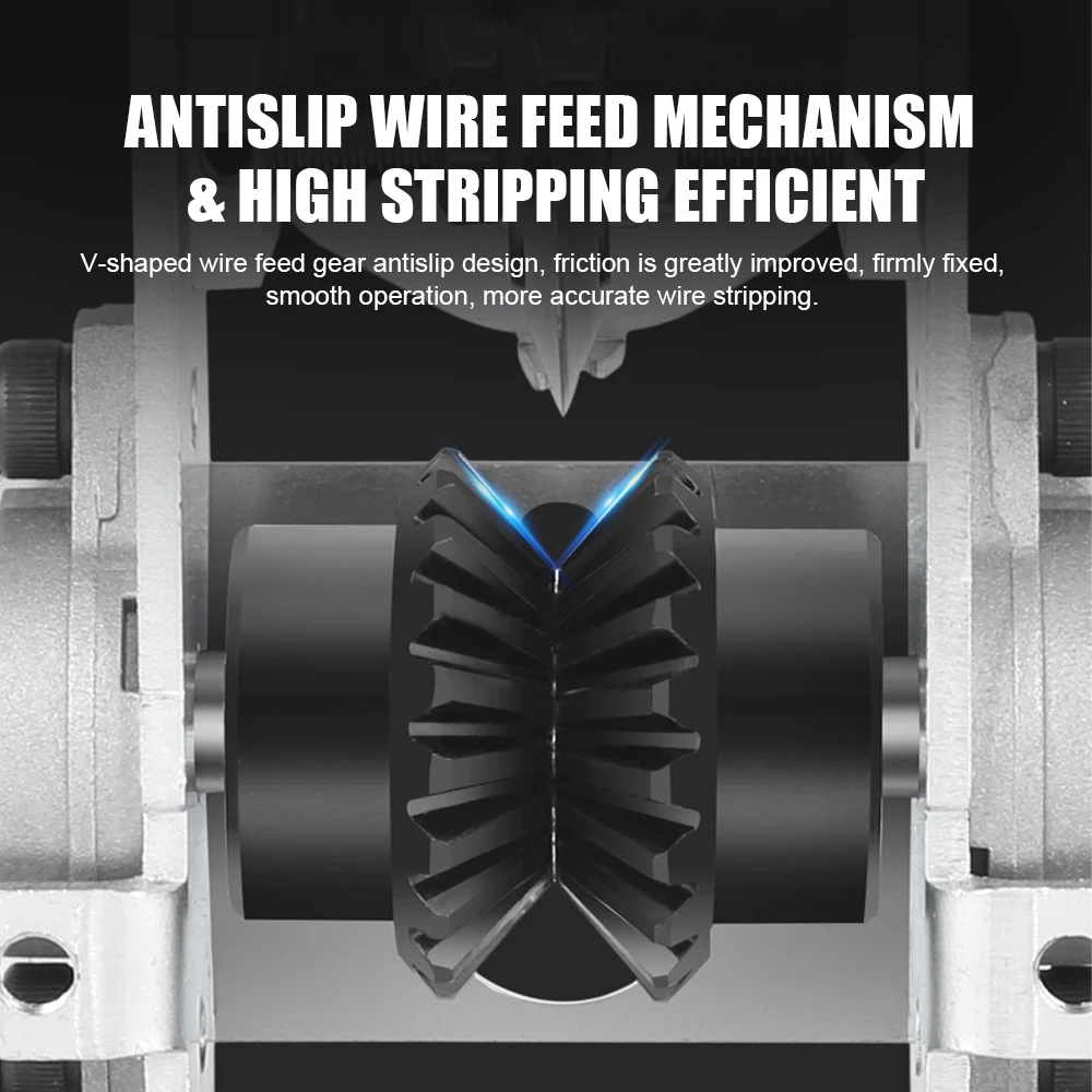 Portable Household Wire Stripper Manual Wire Stripping Tool 1-25mm Cable Electric Peeling Machine with Hand Crank