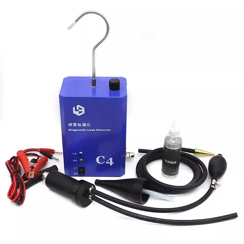 

Новый детектор утечек дыма для автомобилей, дымогенератор для проверки утечек в системе впуска двигателя и трубопроводах, инструмент для обнаружения утечек дыма.