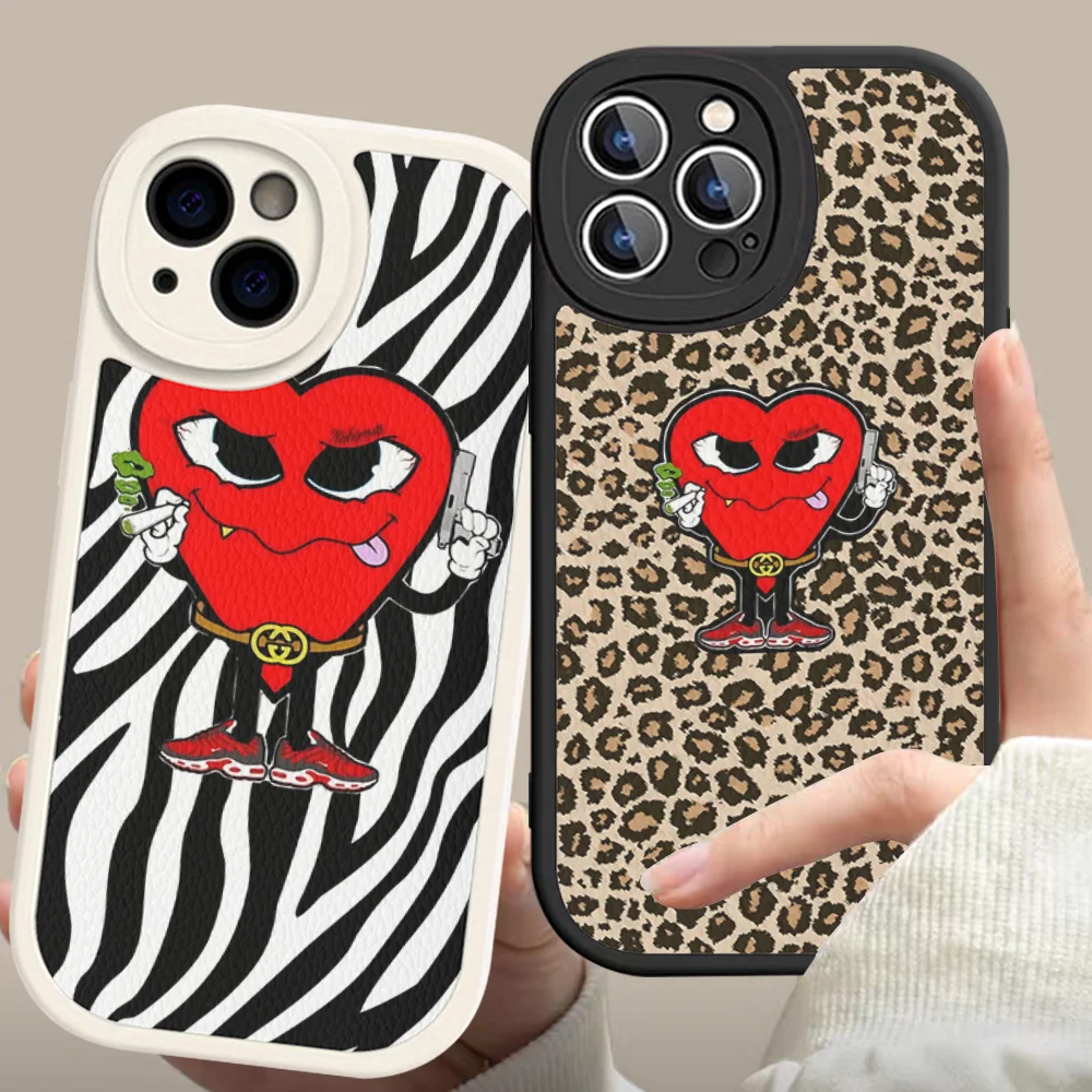 Love M-Mafia La M-Mafia Del Amor Phone Case Hard Leather For iPhone 16 15 14 13 12 Mini 11 14 Pro Max Xs X Xr 7 8 Plus Fundas