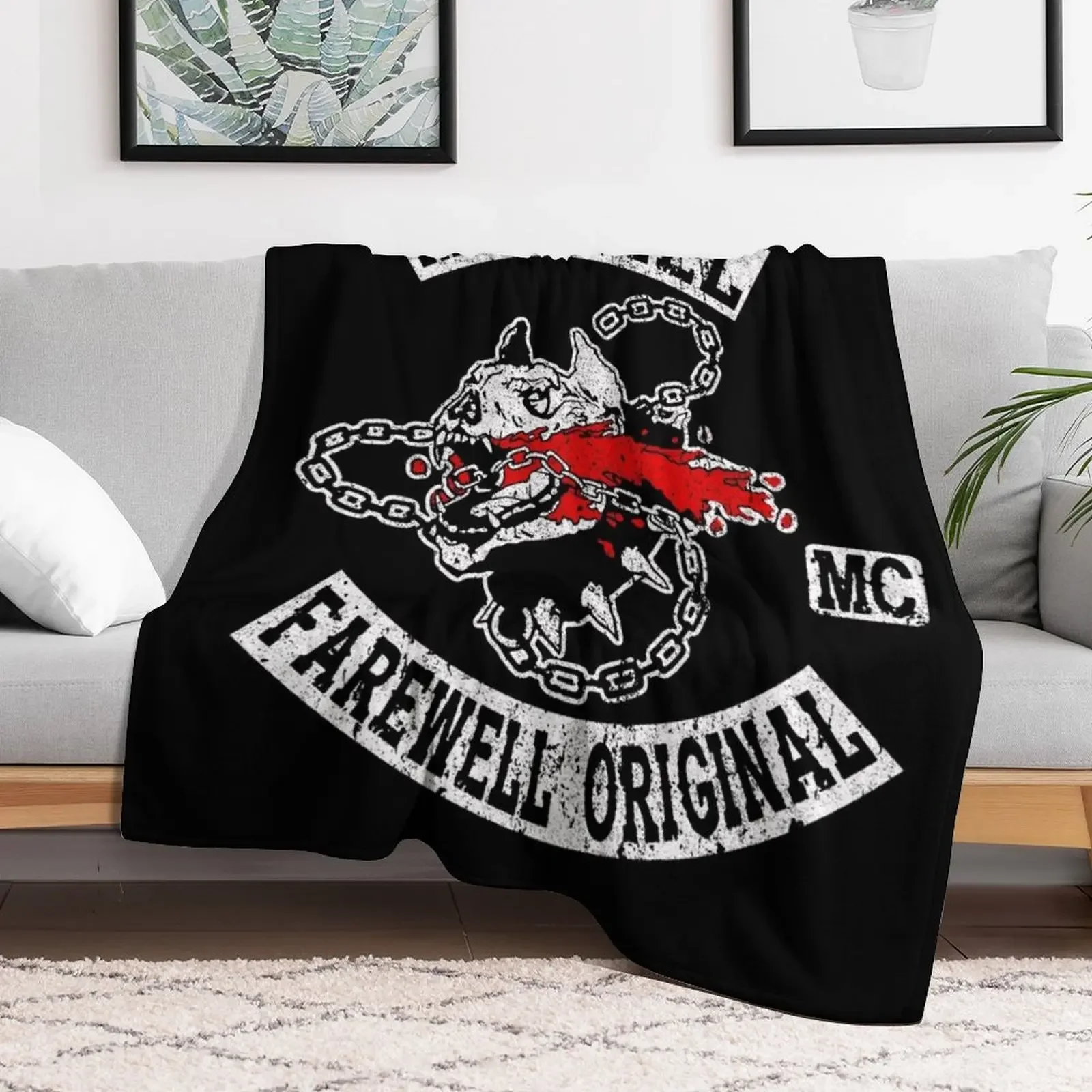 Mongrel Motorcycle Club Throw Blanket Luxury Thicken Hair Sleeping Bag Decorative Beds Blankets