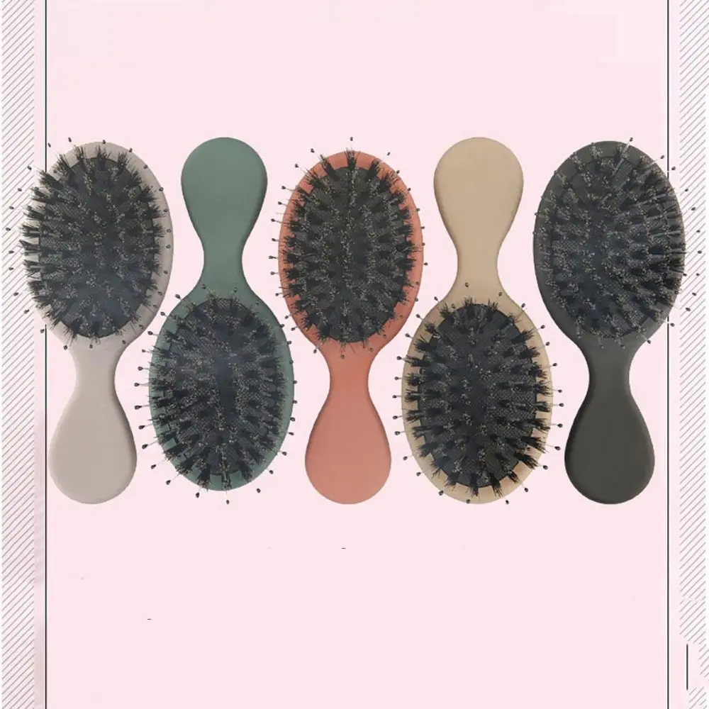 Super Soft Bristles Home Massage Combs Anti-slip Handle Anti-static Mini Air Bag Comb Anti-Frizz Hair Shiny