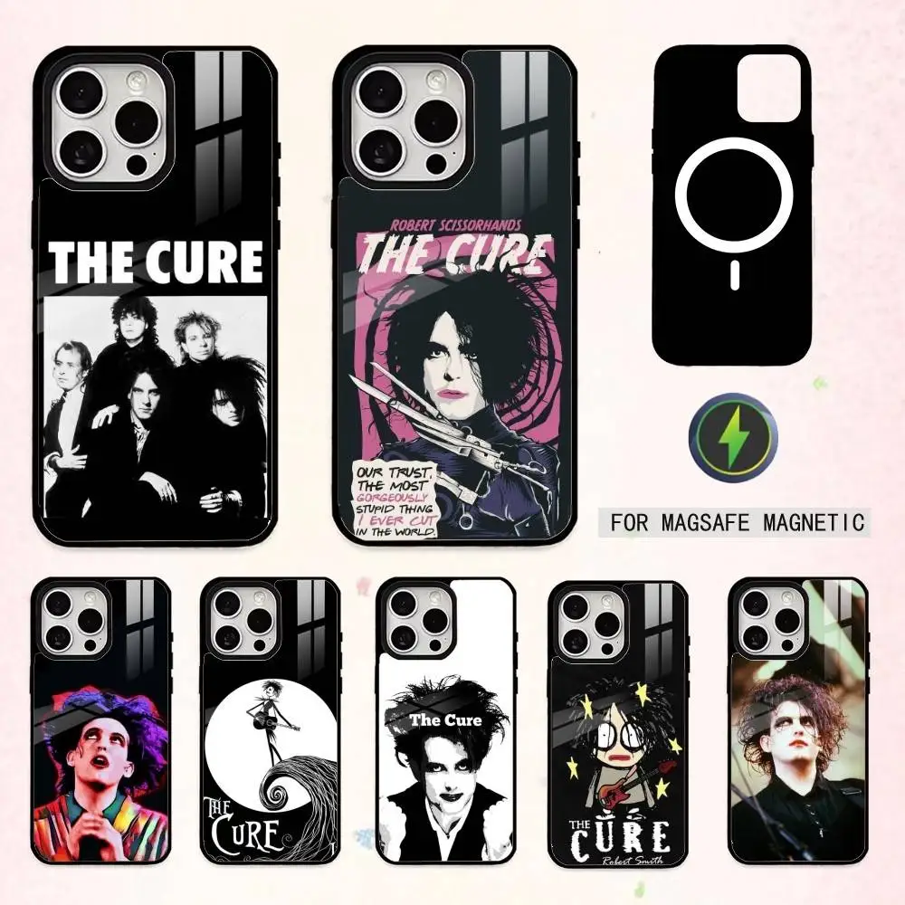 

T-The cure Robert S-S-Smith Phone Case For iPhone17,16,15,14,13,12,11 Plus,Pro Max Magnetic For Magsafe Wireless Charging