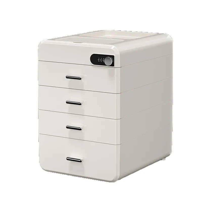 Drawer Desktop Storage Box Office Locker with Password Multifunctional Organizing Box Large Capacity Password Box