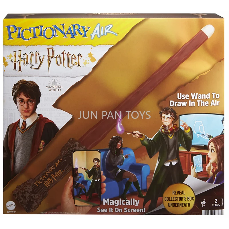 Wizarding World Harry Potter Pictionary Air Family Drawing Game Classic Movies Electronic Interactive Wand Figure Childrens Toys