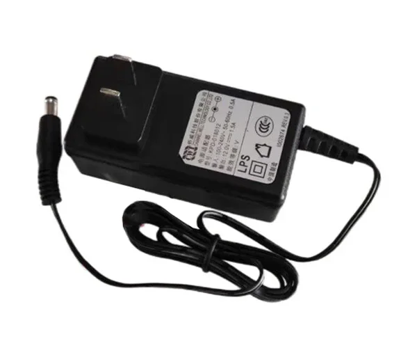 Power Adapter 12V 1.5A, Barrel 5.5/2.5mm, US 2-Pin Plug, KPD-018012