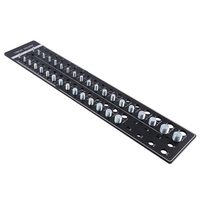 A96I-34 Nut And Bolt Thread Checker, Bolt Size And Thread Gauge Standard And Metric With 19 Standard & 15 Metric Bolt