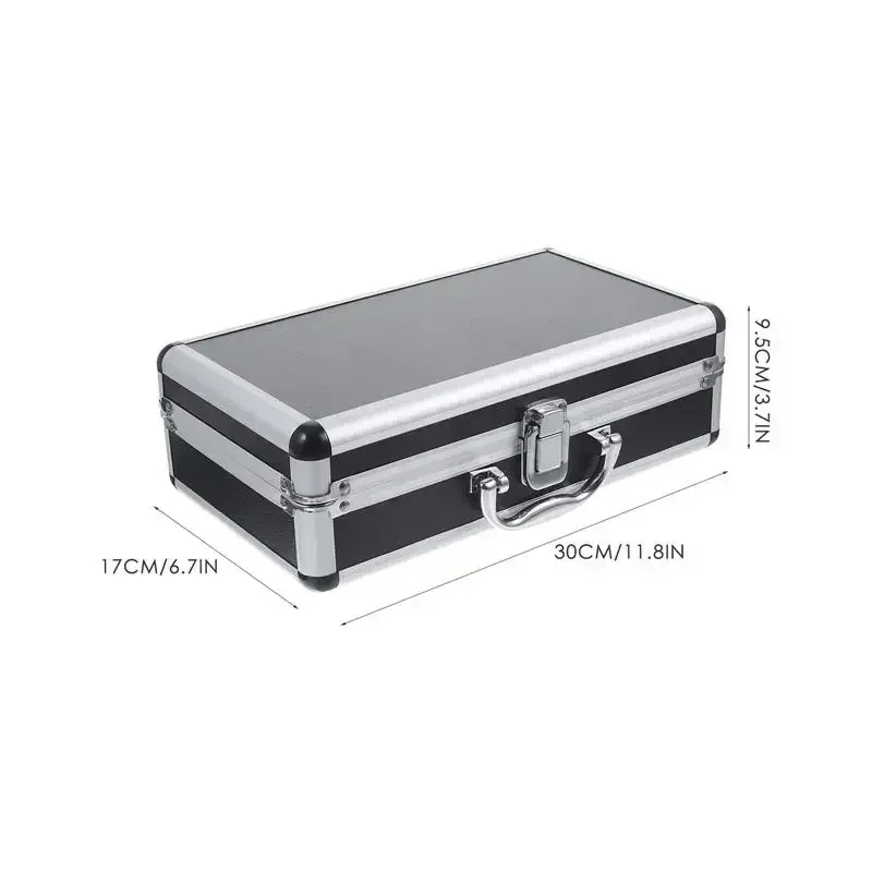 

Aluminum Tool Alloy Lockable Foam Metal Multifunctional Universal Box 가방 Carrying Case