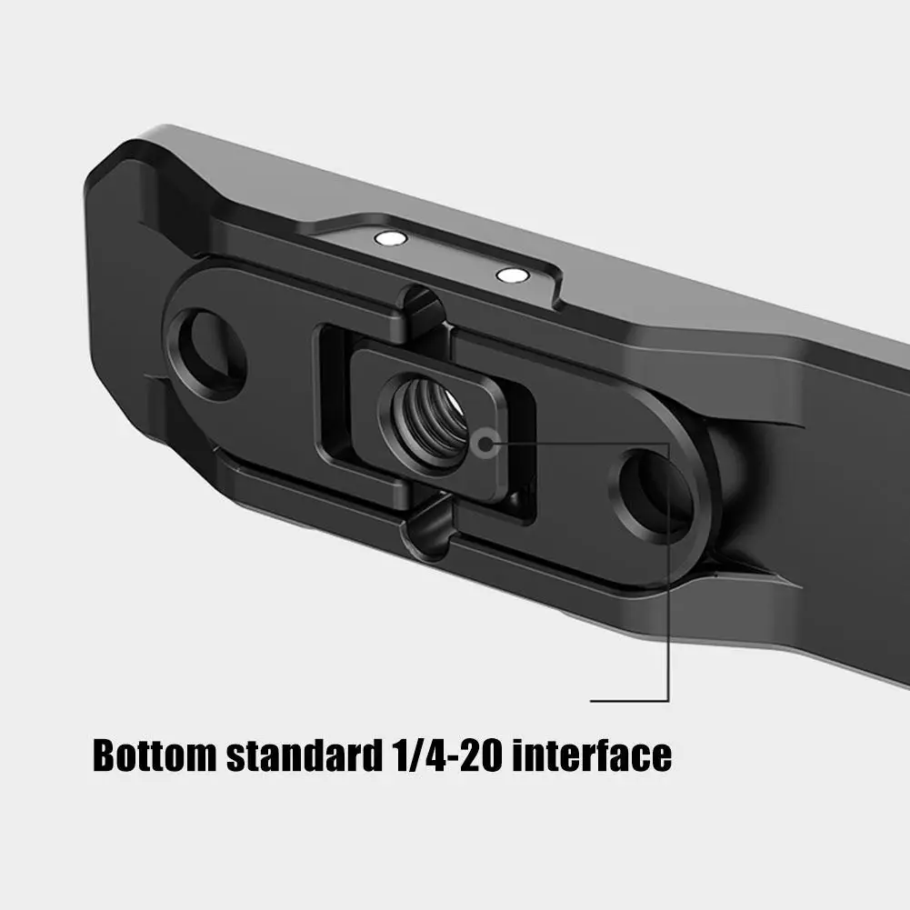 Black For Insta360 X4/X3 Magnetic Metal Horizontal L-shaped Bracket Magnetic Shooting Stand Mounting Bracket Camera Accessories