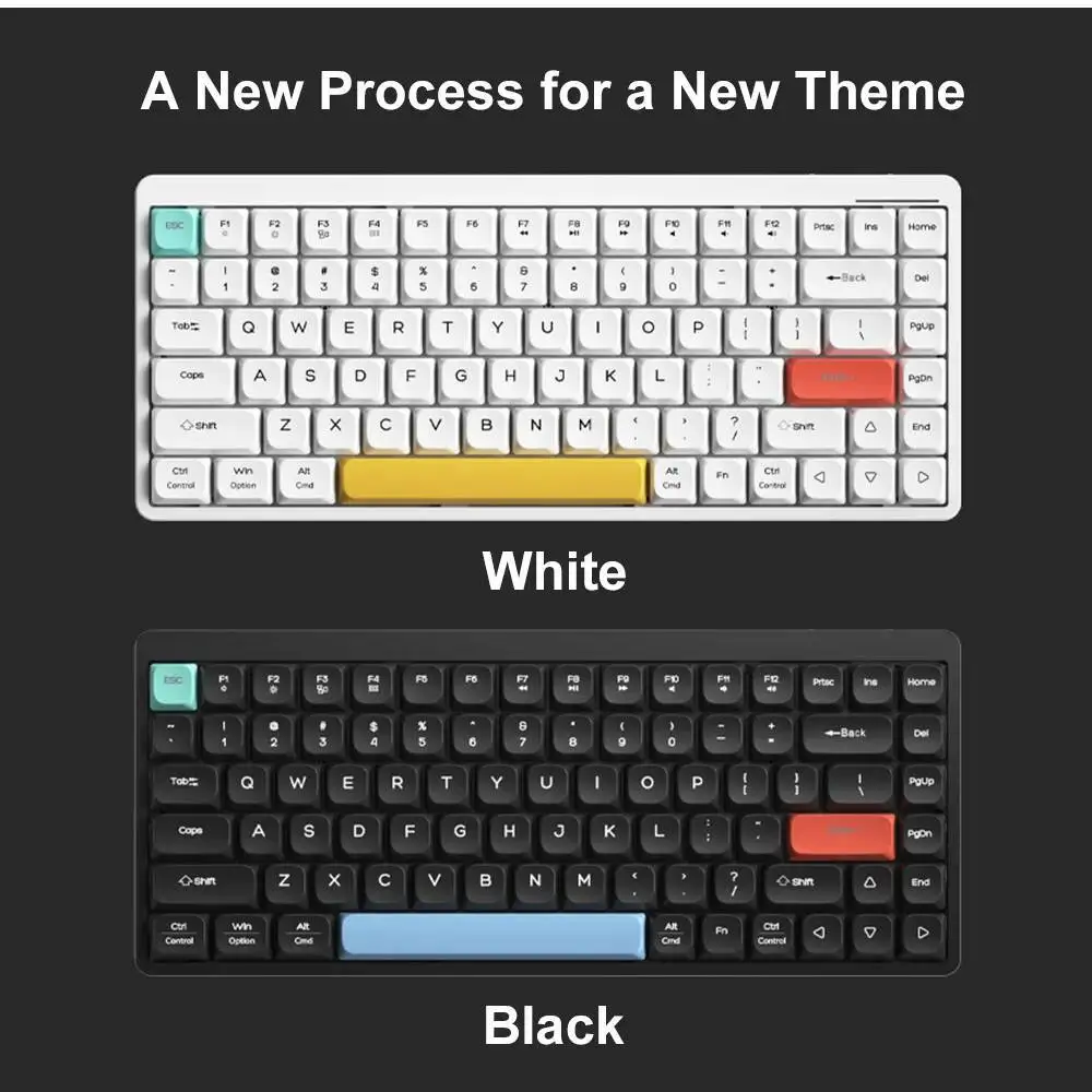 

Wireless Dual Mode Low Axis 84Keys Mechaniacal Keyboard 2.4G Bluetooth 5.0 Gaming 26 Keys No-Conflict Ergonomic Keycaps Keypad