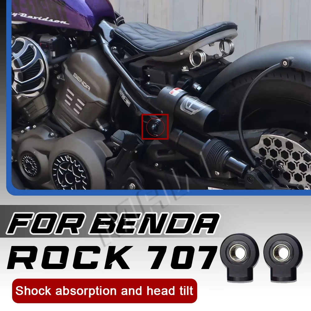 

For BENDA ROCK 707 modified black shock absorption and head tilt
