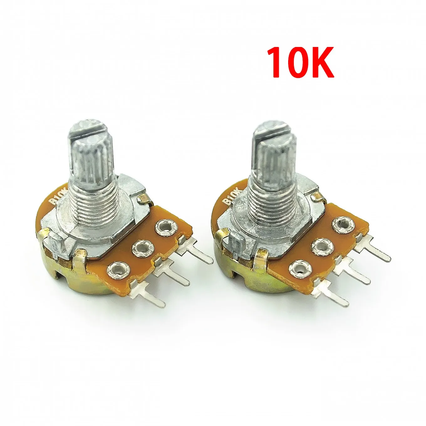 5 Buah Potensiometer Linier WH148 Poros 15Mm dengan Mur dan Mesin Cuci 3pin WH148 B1K B2K B5K B10K B20K B50K B100K B250K B500K B1M