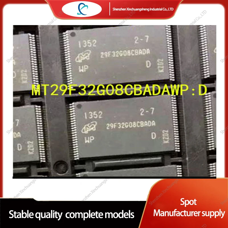 

2PCS MT29F32G08CBADAWP:D TSOP48 FLASH - NAND Memory IC 32Gbit Parallel 48-TSOP MT29F32G08CBADAWP