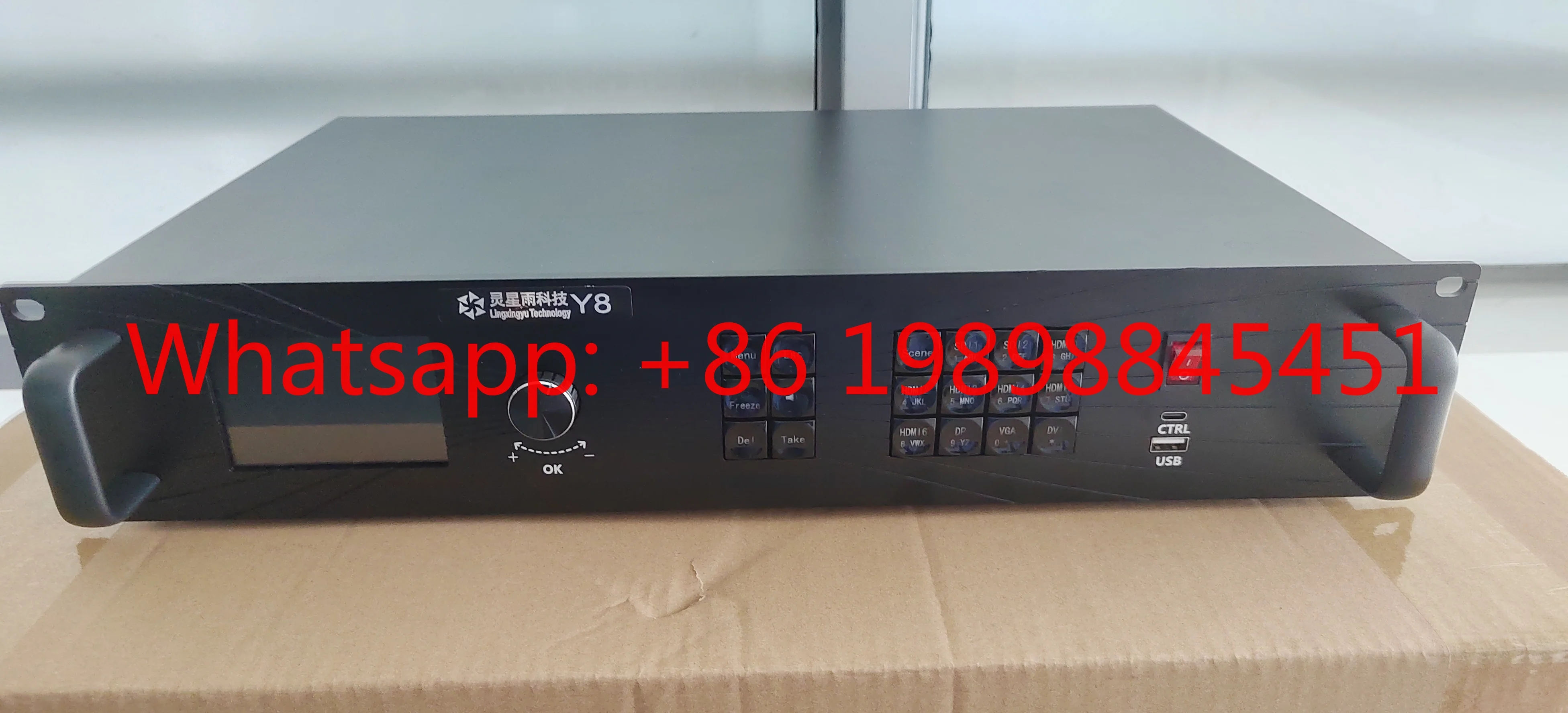 Linsn Y8-410 2-in-1 LED Video Processor & Sending Card, 6.5 Million Pixels Full Color Controller