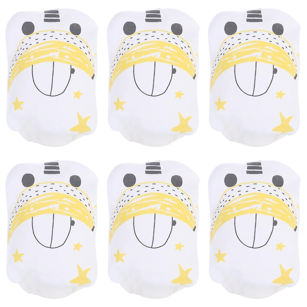 

3pcs Adjustable Cotton Baby Gloves Infant Mittens For Newborns Air-Permeable Cotton Baby Gloves Protection White