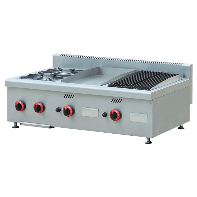 Stainless Steel Commercial Gas Griddle For Sale/Stainless Steel Flat Plate Gas Grill Griddle