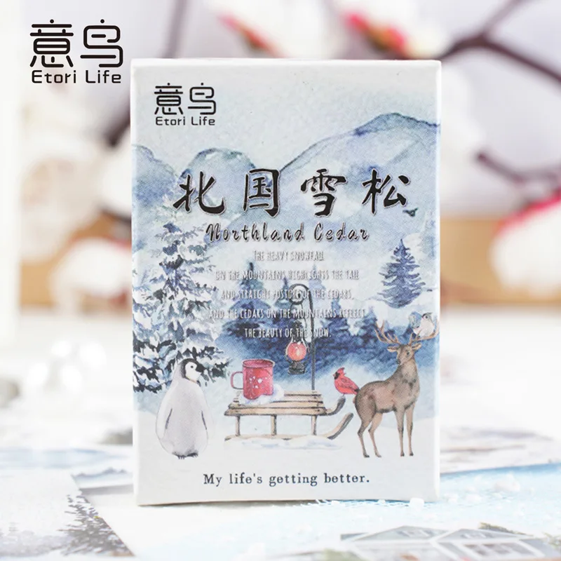 

30Pcs Boxed Stickers Self-Adhesive Decorative Sealing Stickers for Scrapbook Album Diary Journal