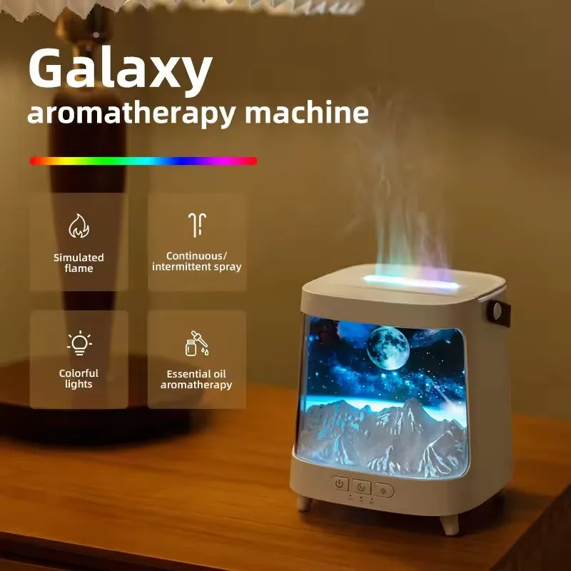 Aurora RGB Aromatherapy Machine 200ml Diffuser with Colorful Lamp USB Ultrasonic Aromatherapy Air Humidifier Fragrance Diffuser
