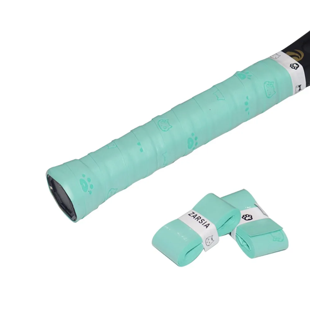 Multicolor Badminton Racket Handle Grip Cat Claw Pattern Sweat-absorbing Badminton Overgrip Sticky Anti-slip Tennis Handle Tape