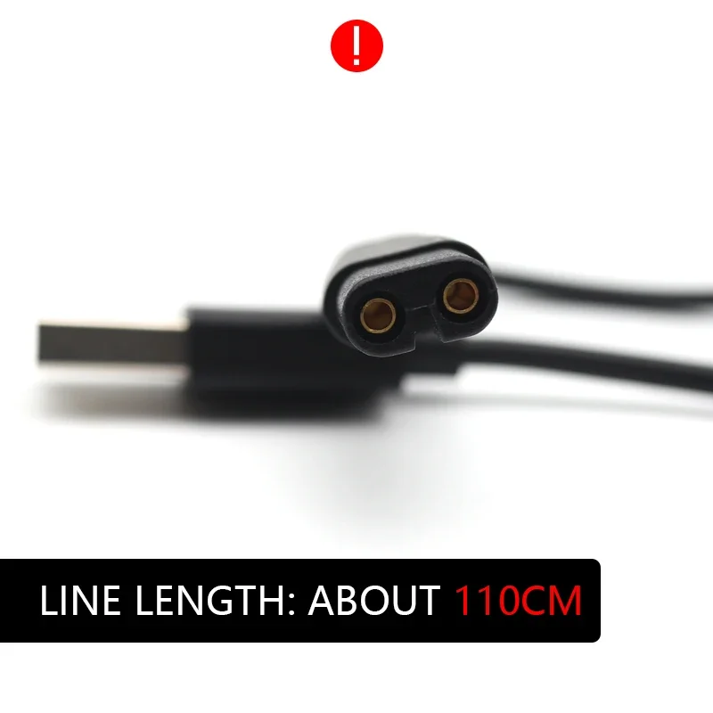 For Kemei KM-1102 Original USB Power Charger Cable Professional Hair Clipper Hair Trimmer Machine Accessories