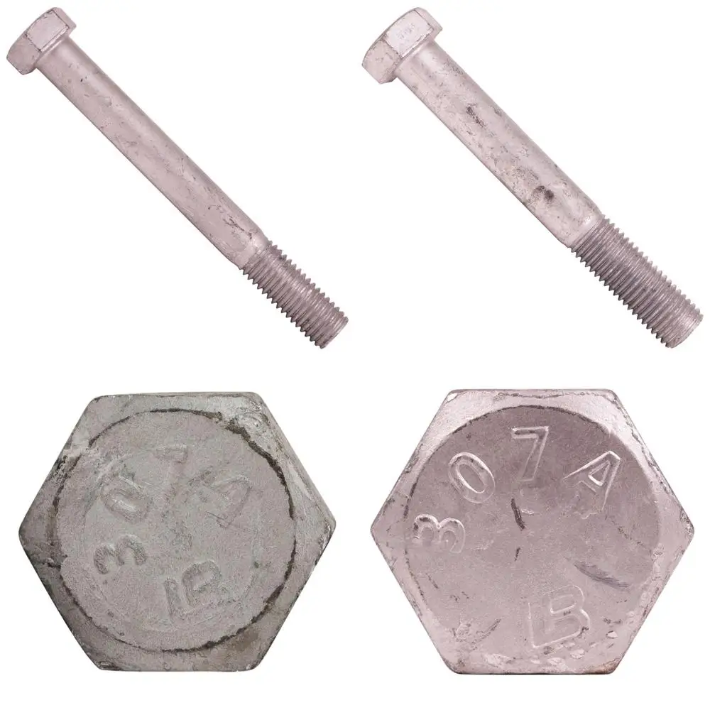 

Grade A Hex Bolts 5/8-11 x 5-1/2 Inches, 25 Pack, Hot Dip Galvanized, Heavy Duty Fasteners for Construction and Repair