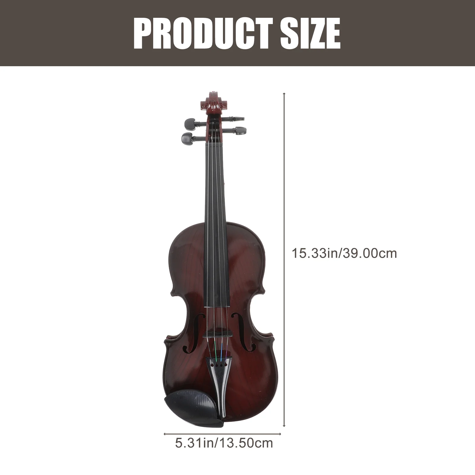 Simulated Violin Smooth Surface Musical Instrument for Kids Early Learning Toy Child Beginner Abs Plaything Children