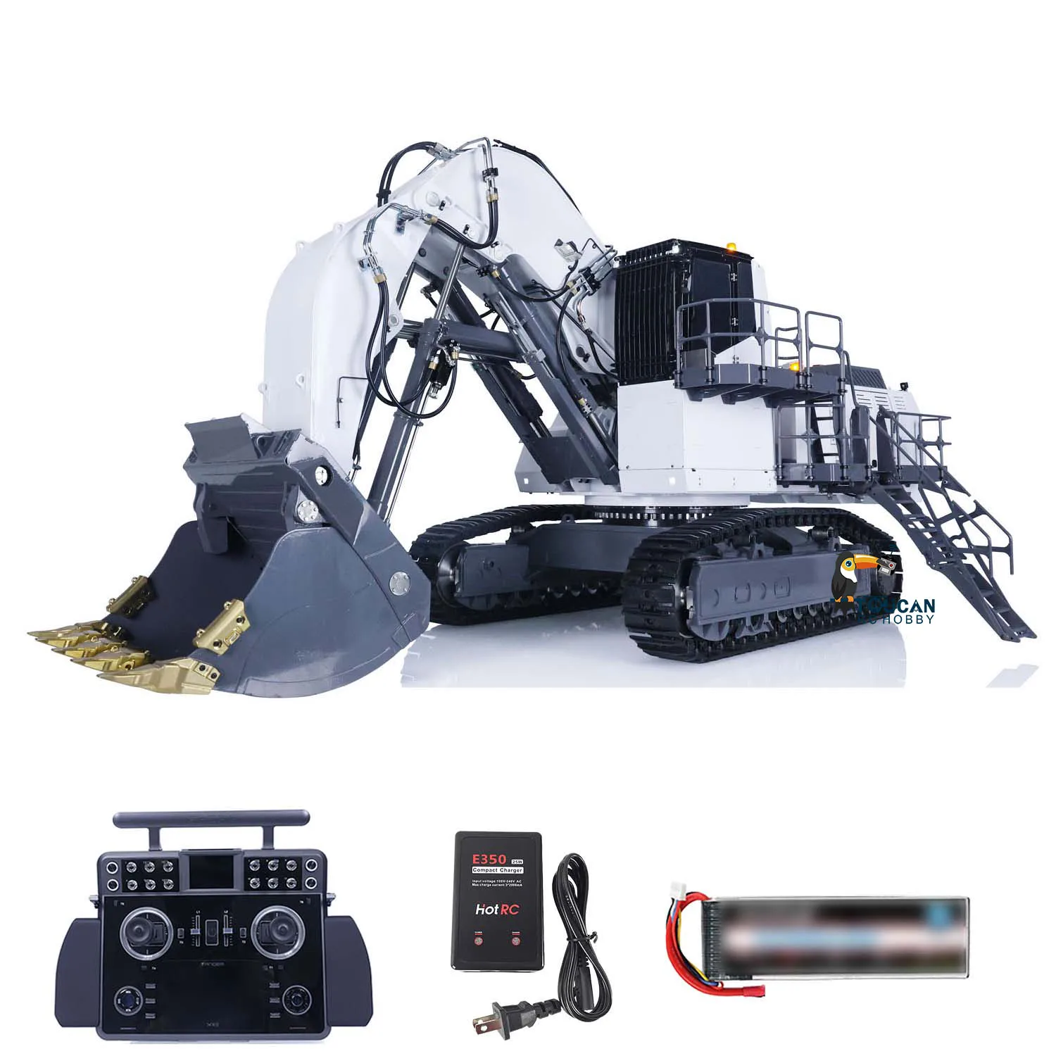 LESU 1/14 Heavy Duty RC Hydraulic Excavator Double Pump AOUE 9150 Metal Radio Control Engineering Digger Toy THZH1543