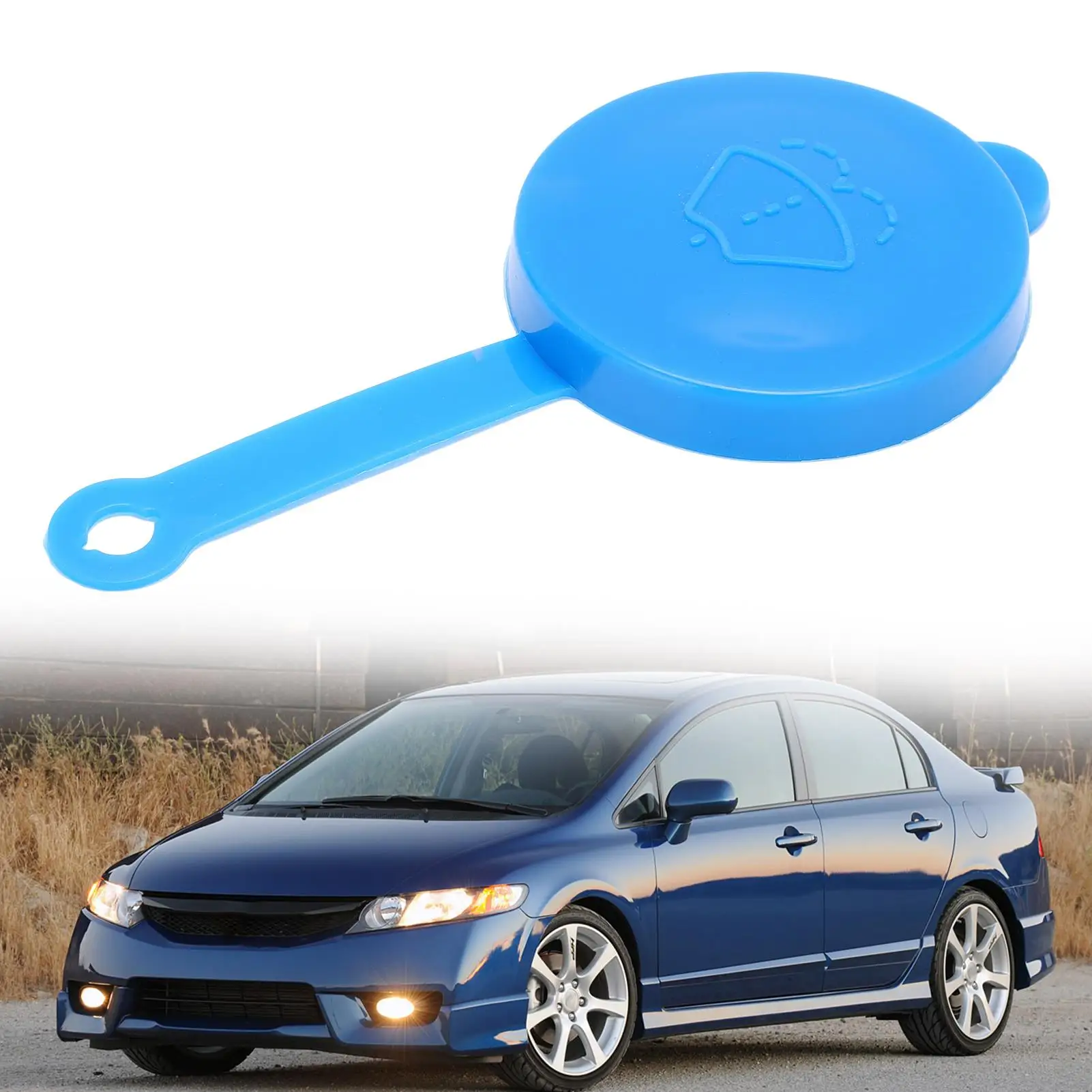 1pc Car Accessories Car Windscreen Wiper Fluid Reservoir Tank Cover 28913-7S000 Replacement for armada titan 2006-2015