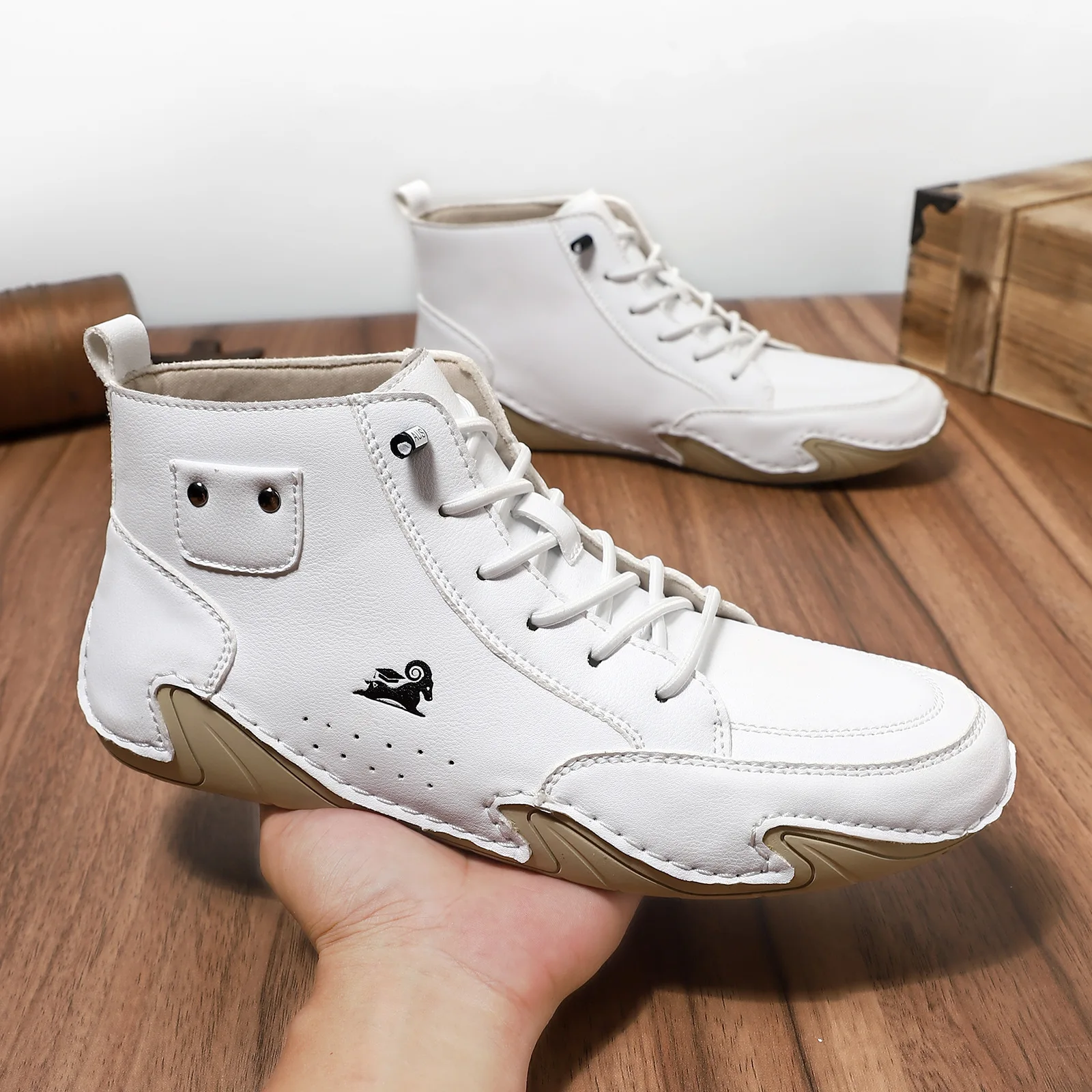 

Upaded Men's Boots High Top ort Boots Octopus Design Autumn Winter Thiened Cross-Border Men's oes