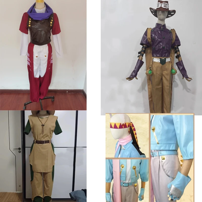 

Anime Dio Brando Gyro Zeppeli Caesar Hol Horse Cosplay Costume uniform custom Made
