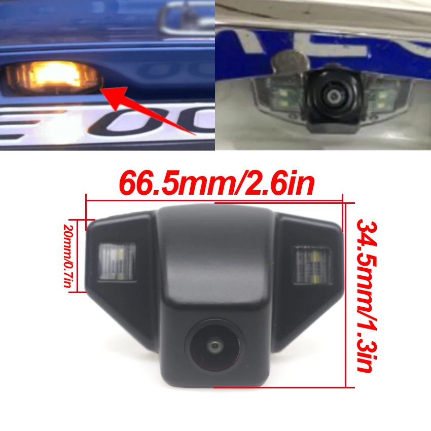 For Honda Accord 2003~2007 2008 2009 2010 2011 2012 Rear view Camera Back up Reverse Camera Car Parking Camera CCD Night Vision