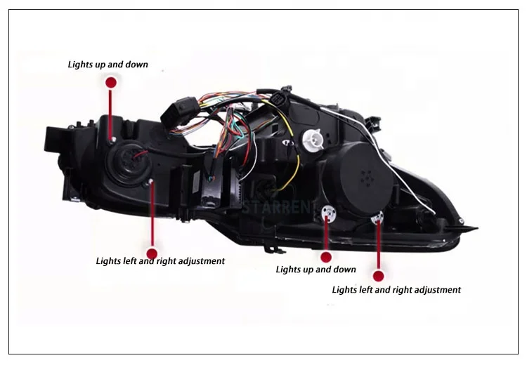 2004-2012 GS GS GS300 GS350 Update2018 การแปลงไฟหน้าไฟหน้า LED ไฟหน้า Bi-Xenon เลนส์สําหรับ Lexus