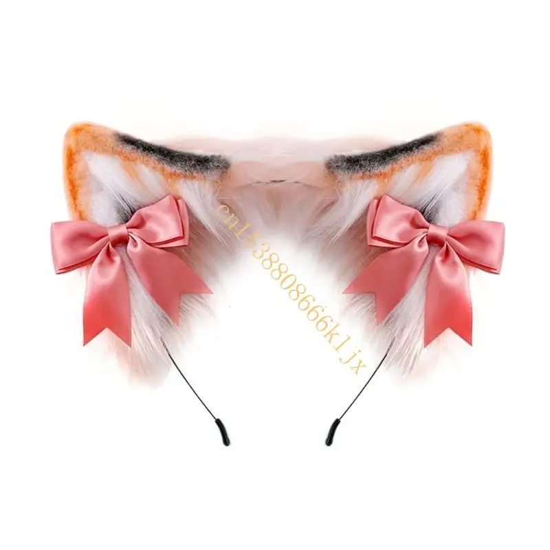 

Anime Character Headband Ears Hair Hoop Plush Carnivals Party Headpiece Cosplay Party Costume Props Unisex 066C