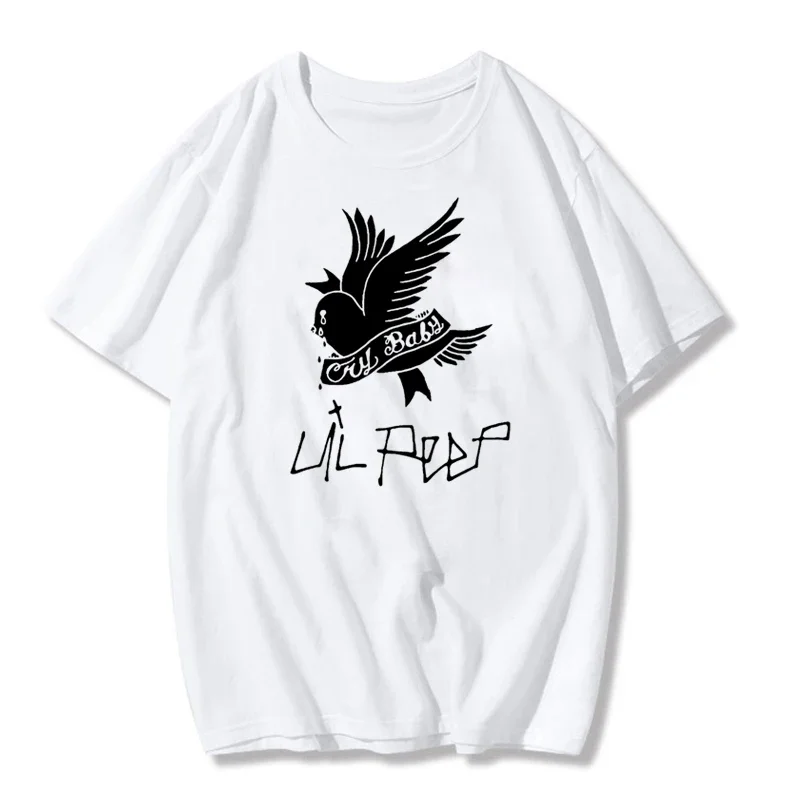 Fashion Hip-hop T-shirt Lil Peep T-shirt Print Love Lil Peep Women\'s Black T-shirt Women Short Sleeve Summer New Female Tops Tee