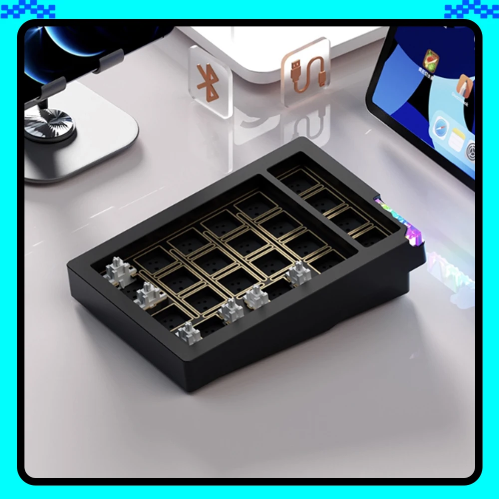 

WEIKAV Stars21 Механическая клавиатура Беспроводная Bluetooth RGB Три режима Мини-клавиатура Клавиатура Индивидуальные подарки для офиса и геймера