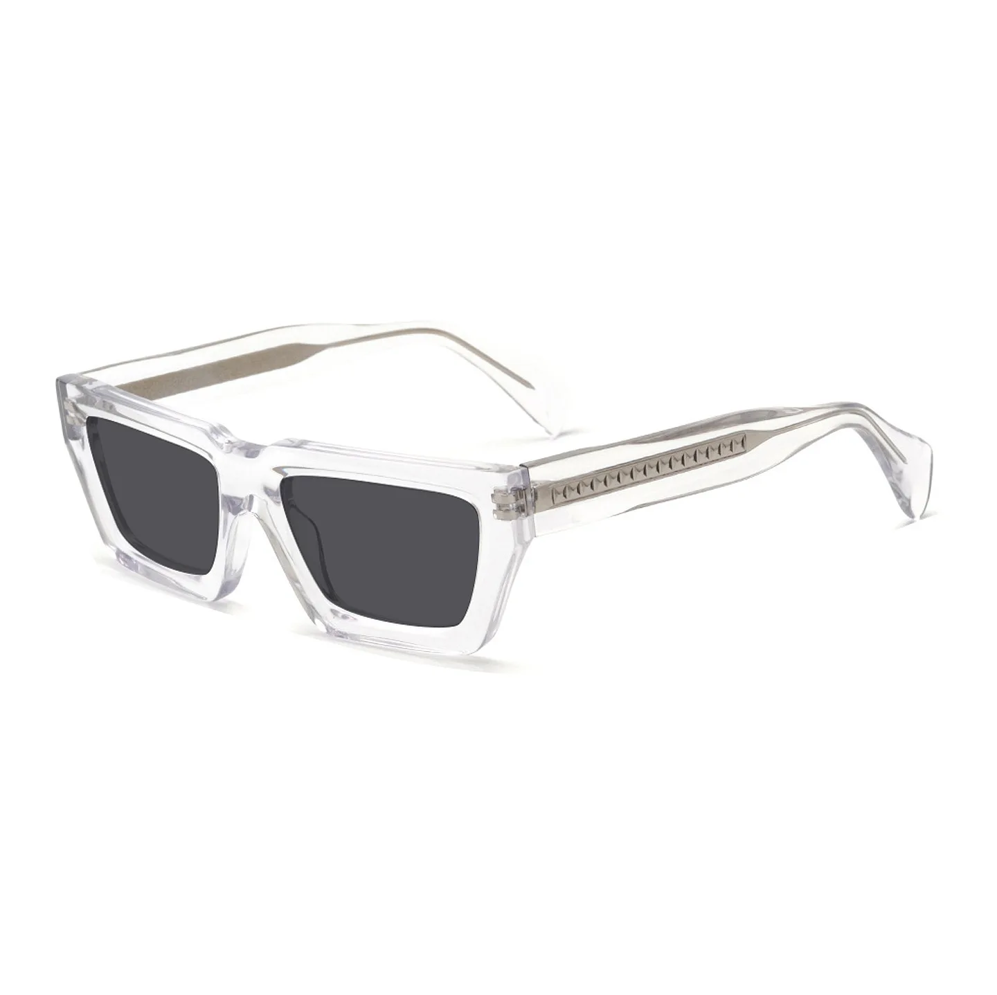 DOISYEN INS Small Frame Multi Color Sunglasses Fashion Box Pin External Acetate Sunglasses