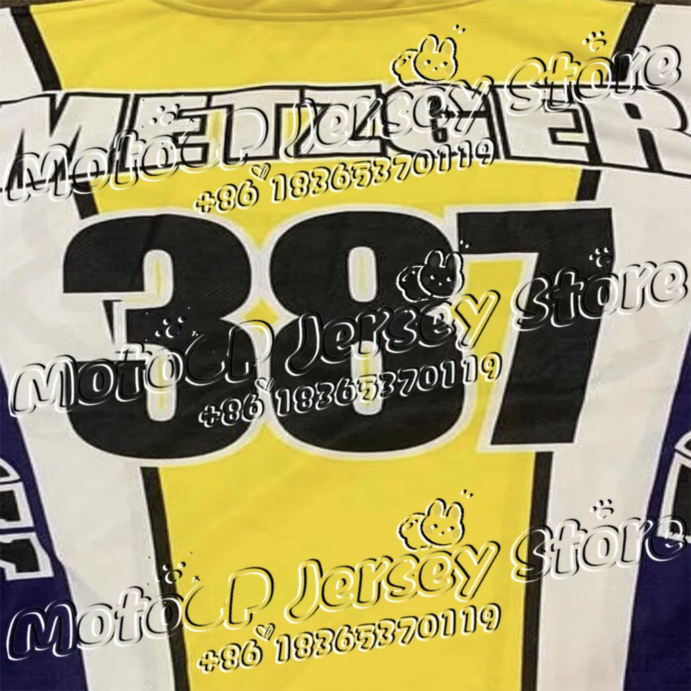 

2025 Summer Men's Sun Protection Motocross Jerseys Custom Design Motorcycle T-Shirt Supercross Fmx Crusty Demon Mike Metzger Tee