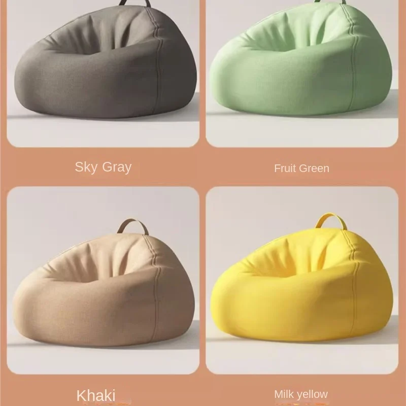 ขี้เกียจโซฟาBean Bag Sleepableขนาดเล็กห้องนอนห้องนั่งเล่นระเบียงTatamiพนักพิงเบาะโซฟาเดี่ยวเก้าอี้ห้องนั่งเล่นโซฟา 2024