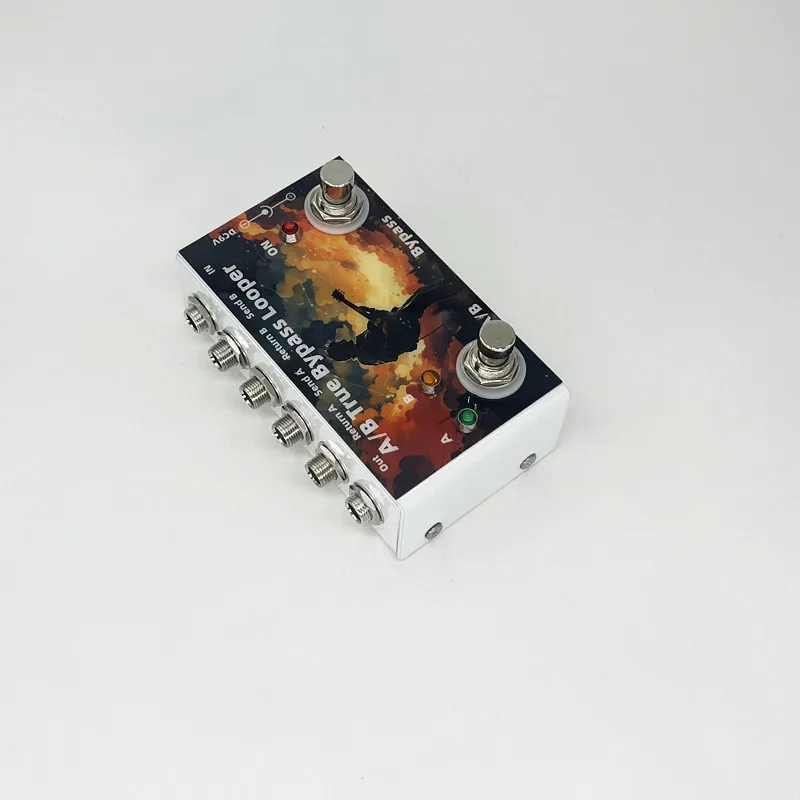 Suitable for DIY Manual Effects AB Box Switch Electric Guitar Line Selection Pedal Loop Monolithic Effects